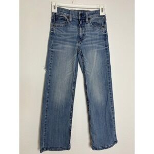 Cody James Boys Medium Wash Straight Leg Denim Jeans Blue Size 8 Adjustable